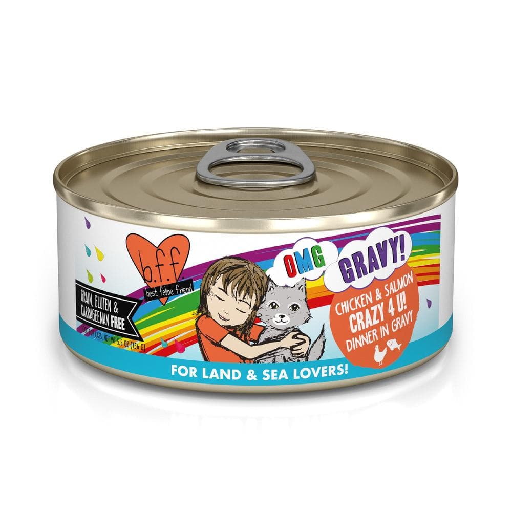 Weruva BFF OMG Crazy 4 U Chicken & Salmon - 5.5oz