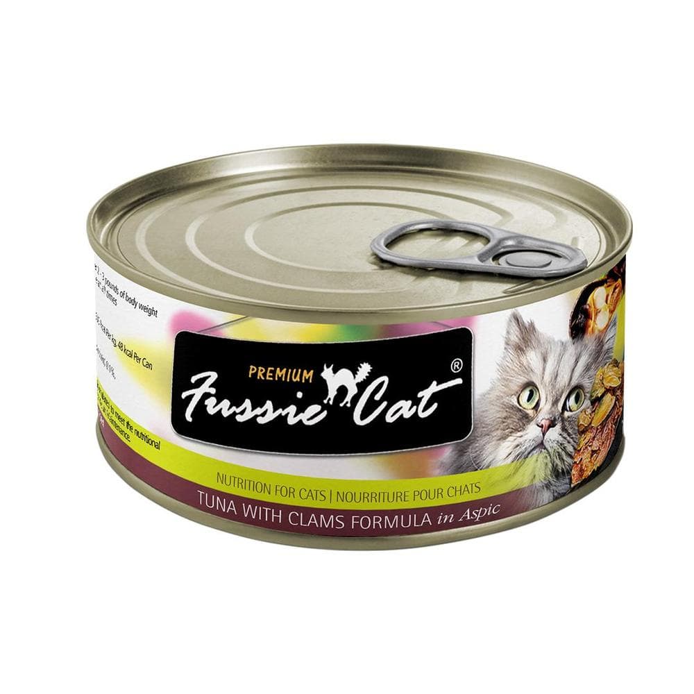 Fussie Cat Tuna w/ Clams - 2.82oz