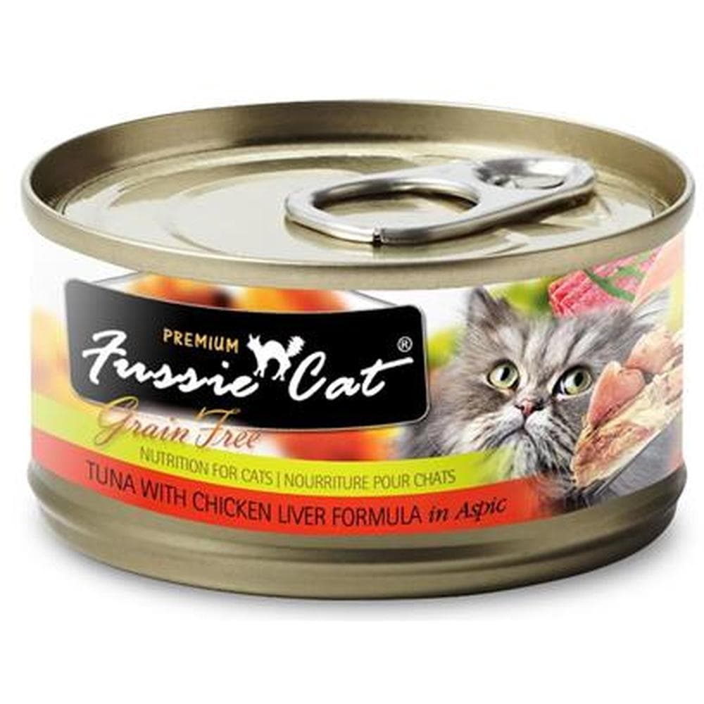 Fussie Cat Tuna w/ Chicken Liver - 2.82oz