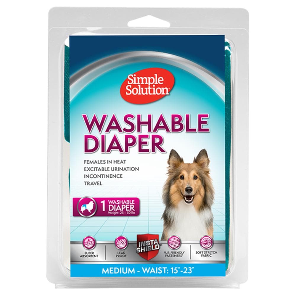 Simple Solution Washable Diaper Medium 1 Count