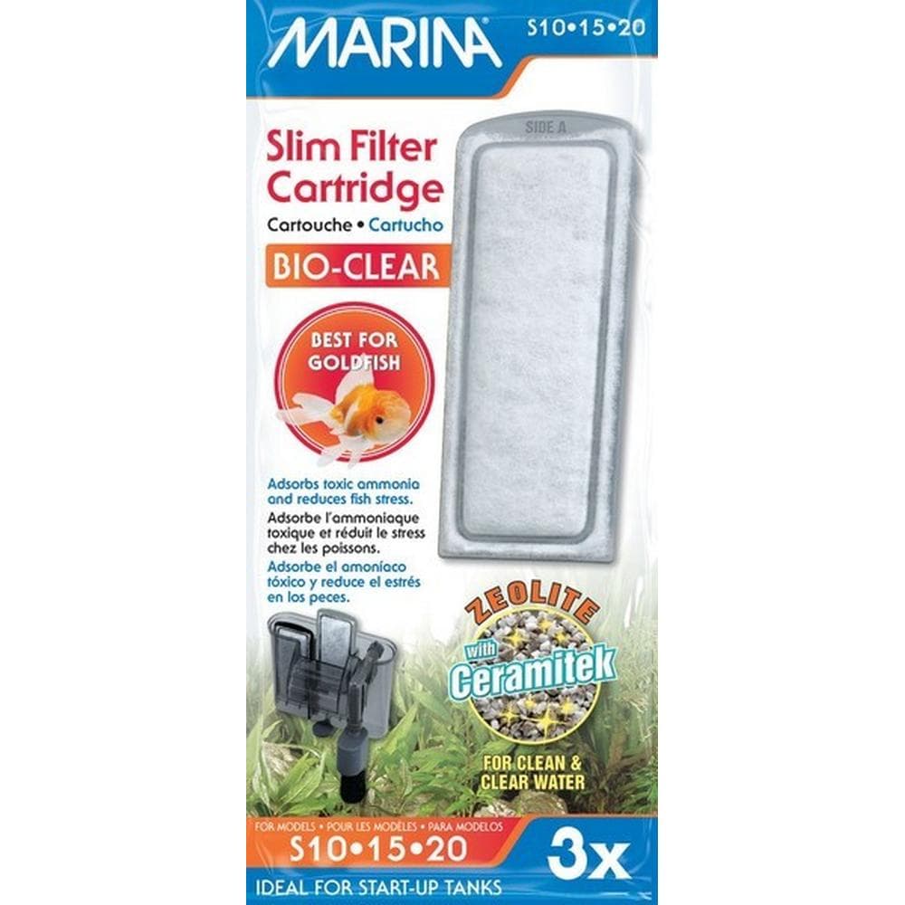 Marina Slim Filter Cartridge Bio-Clear 3 Count