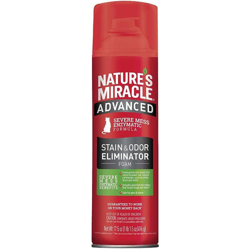 Nature's Miracle Just for Cats Advanced Stain & Odor Remover Foam 17.5oz