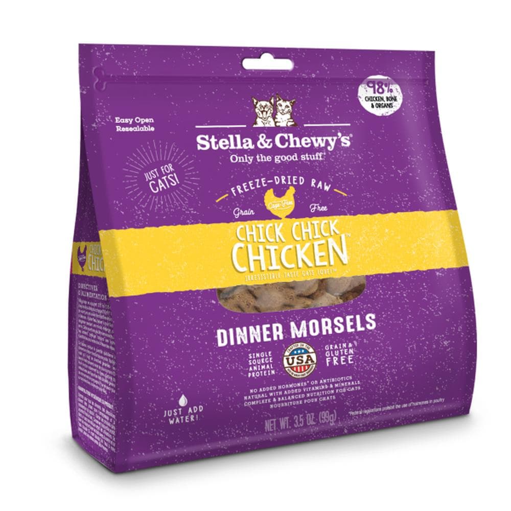 Stella & Chewys Cat FD Chick Chick Chicken Morsels 3.5oz