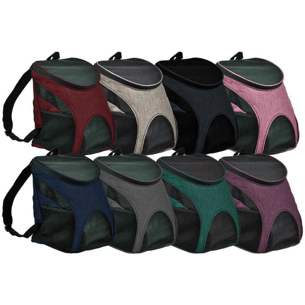 Dogline Pet Carrier Pack Purple, Size M 11” x W 12.6” x H 17.3” - 1 Count
