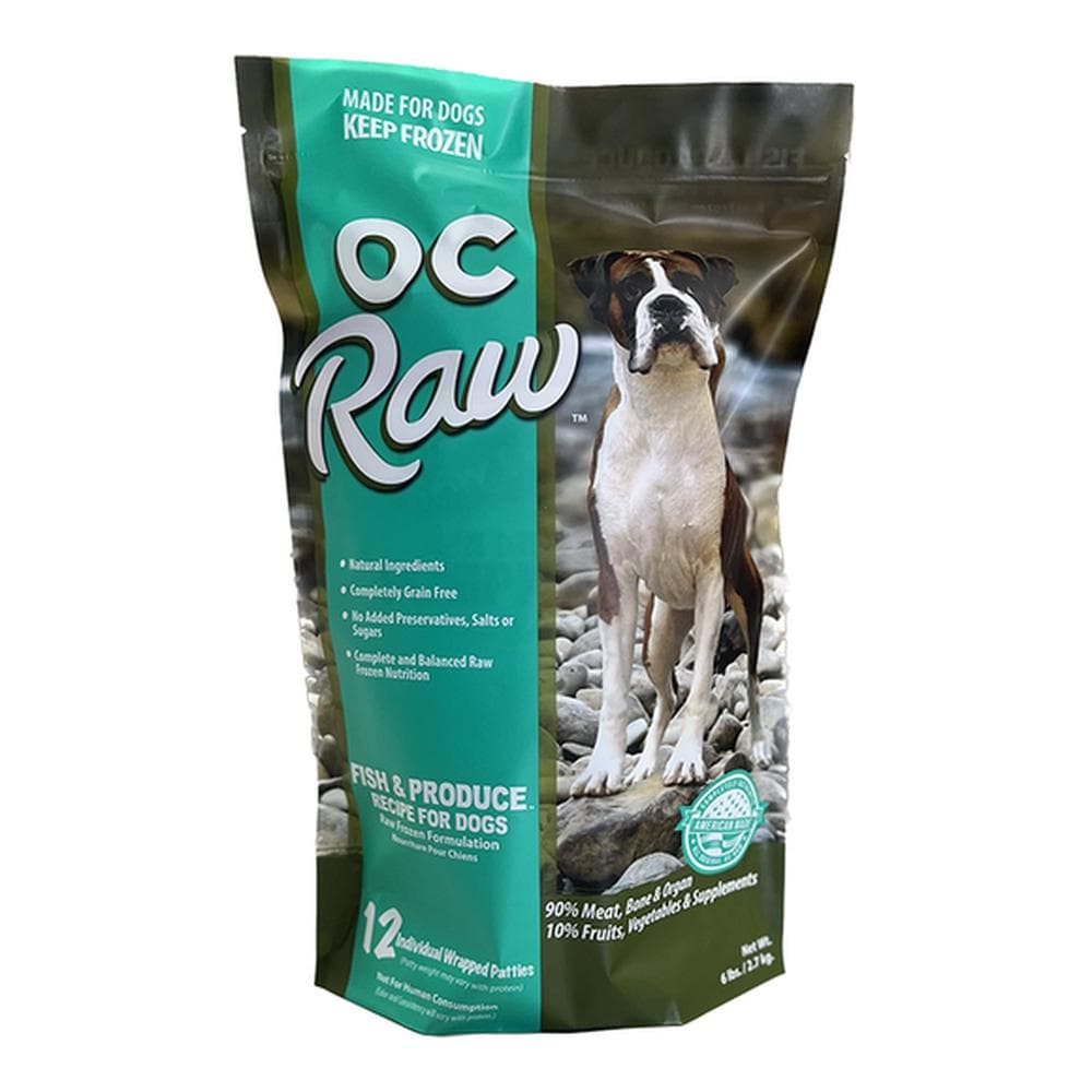 OC Raw Raw Dog Food Fish Regular 18lbs