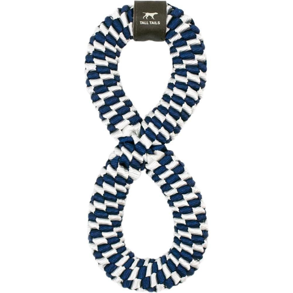 Tall Tails Dog Toy Braided Infinity Tug 11" Navy 1 Count