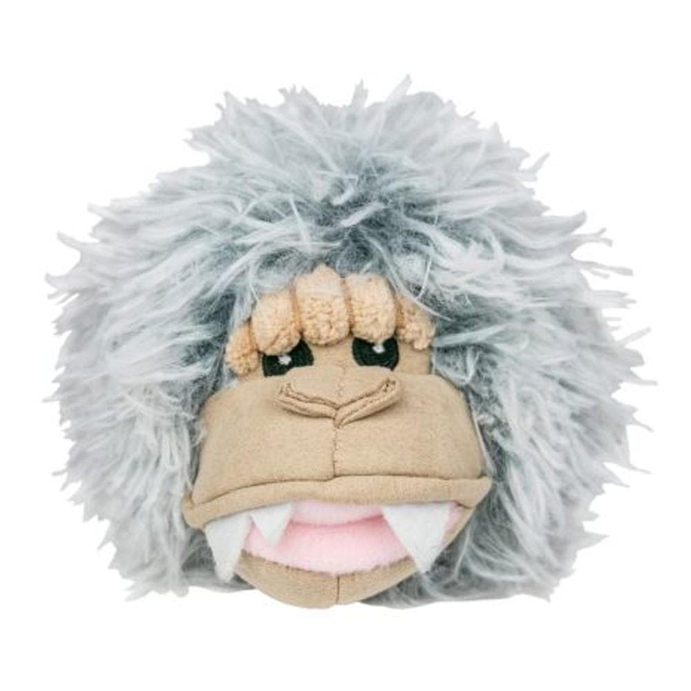 Tall Tails Dog Toy 2 In 1 Yeti Head 4" 1 Count