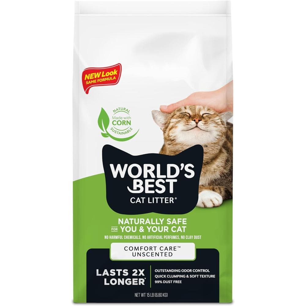 World's Best Cat Litter Clumping Cat Formula 15lbs