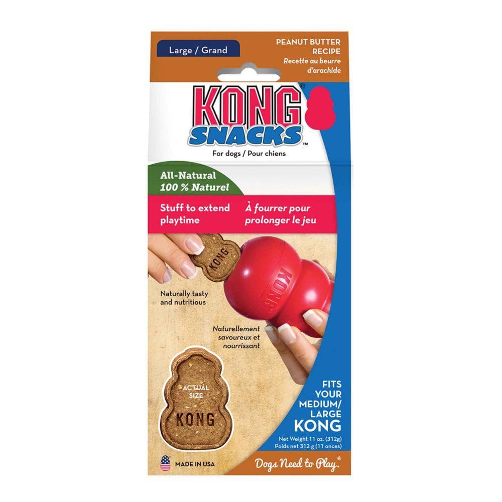 Kong Snacks™ Peanut Butter Dog Treats Brown Large 11oz
