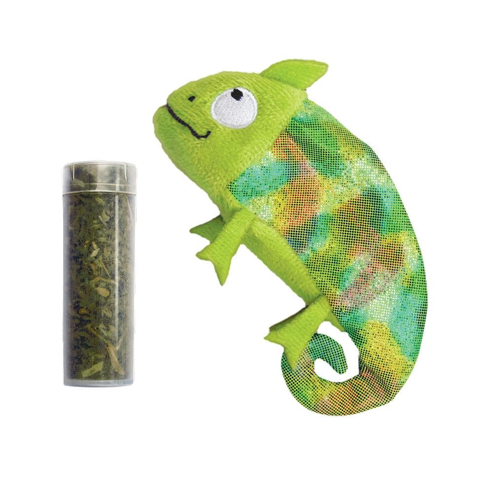 KONG Cat Toy Refillable Catnip Toy Chameleon 1 Count