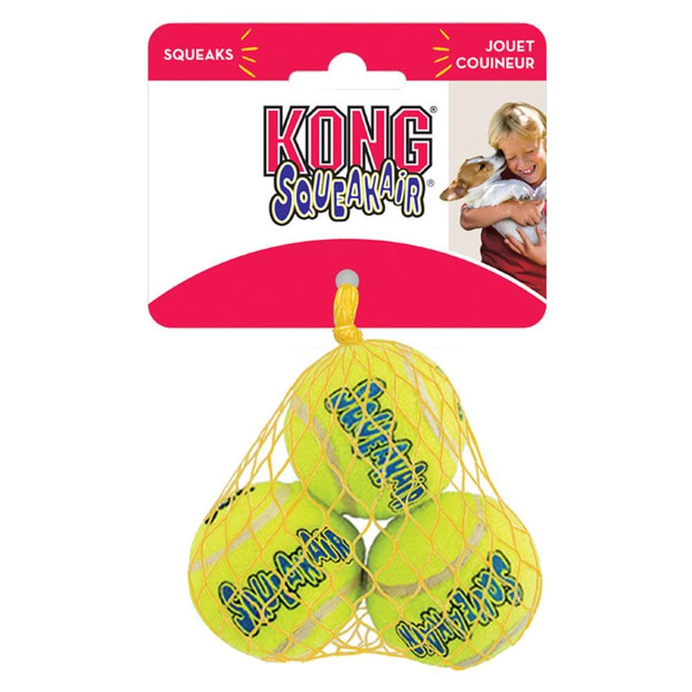 Kong Air Dog Squeaker Tennis Balls X-Small 3 Counts