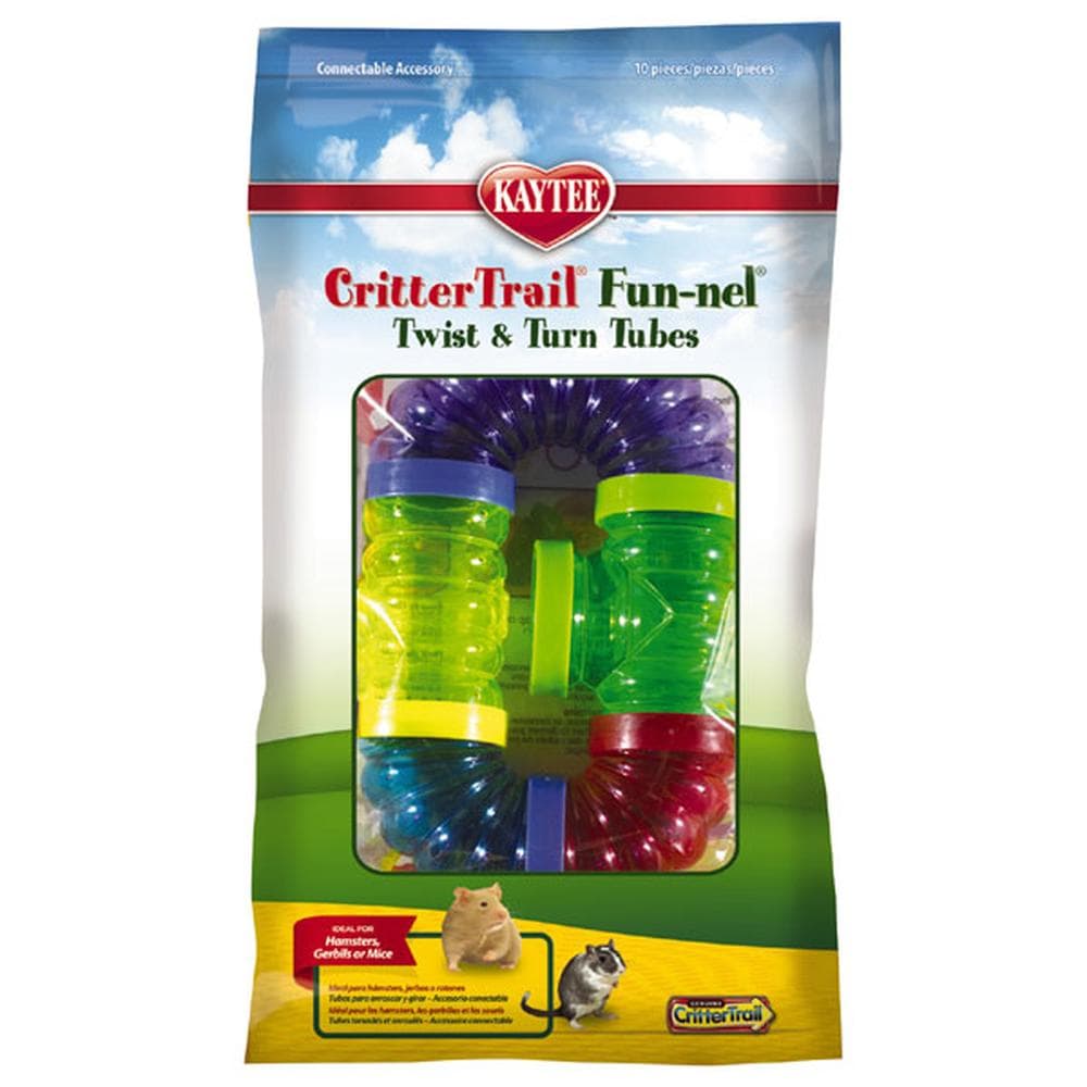 Kaytee Crittertrail Fun-Nels Value Pack Twist & Turn Tubes 5 Count