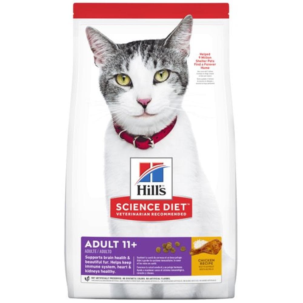 Hill's Science Diet Adult 11+ Chicken Dry Cat Food 3.5lbs
