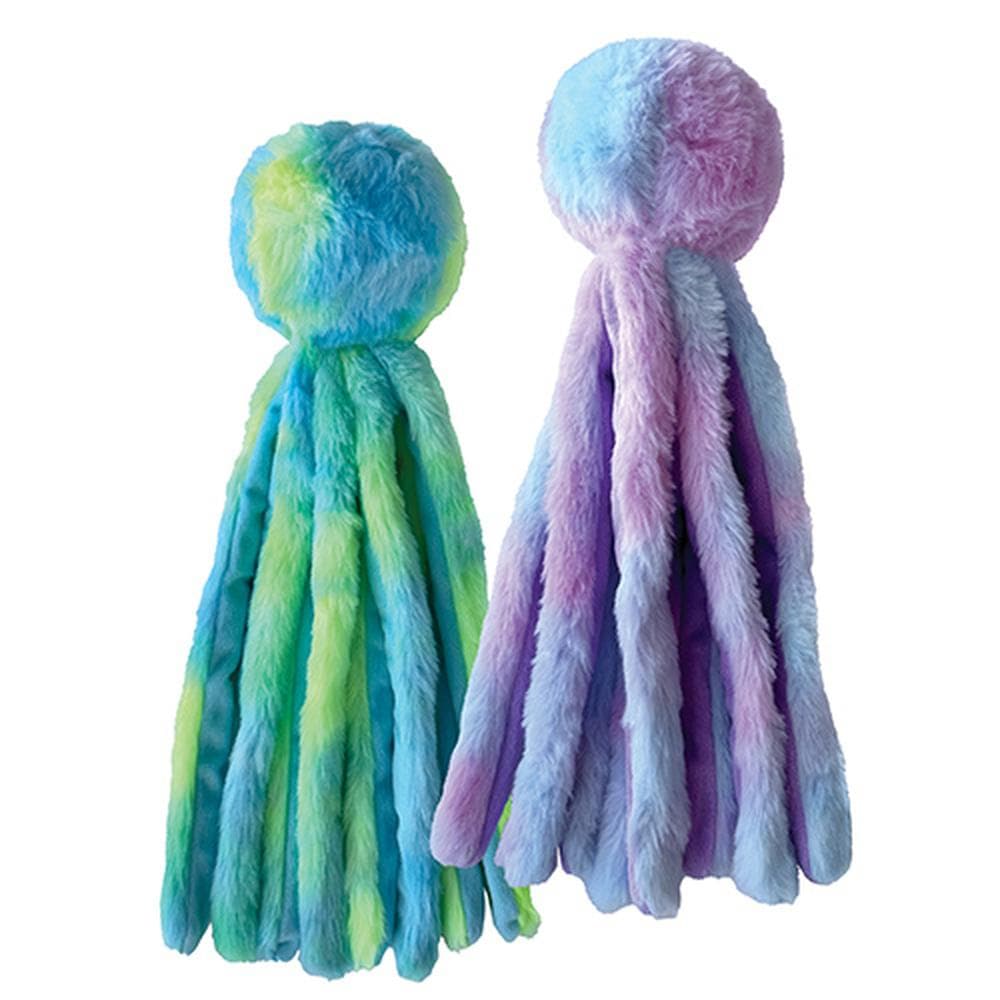 fouFIT Fuzzy Wuzzy Octopus - Case of 3 Pink/Purple, Small