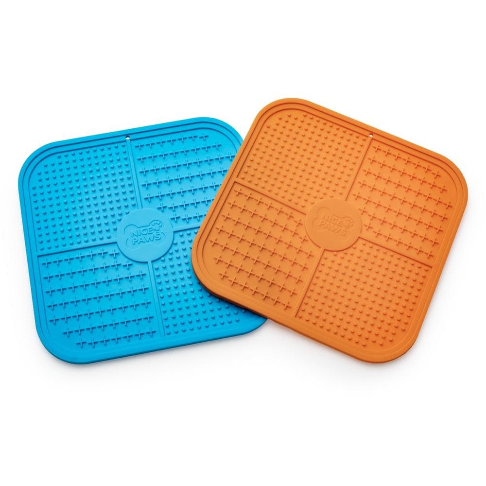 Nice Paws Square Lick Pad Blue - 1 Count