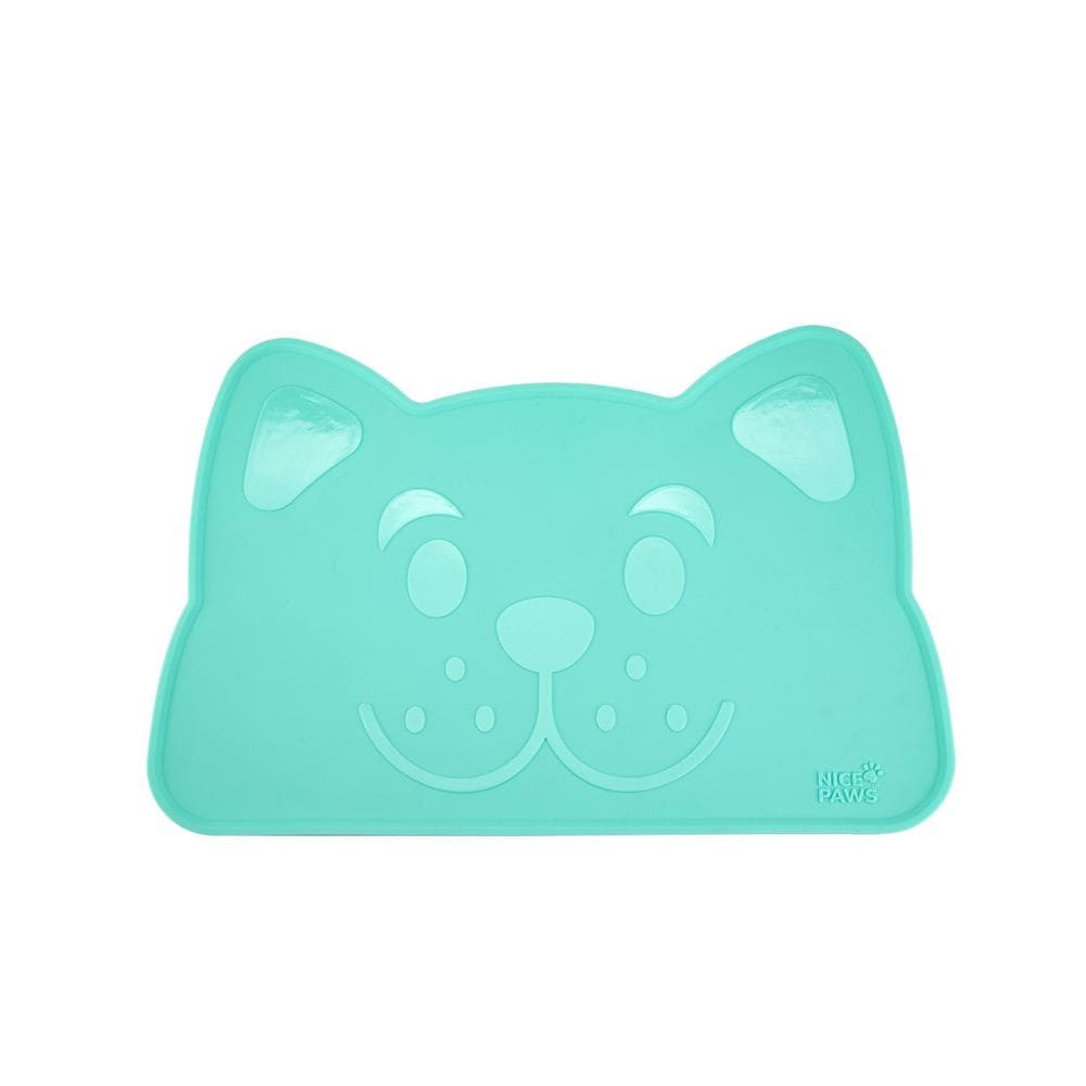 Nice Paws Dog Silicone Floor Mat Pink - 1 Count