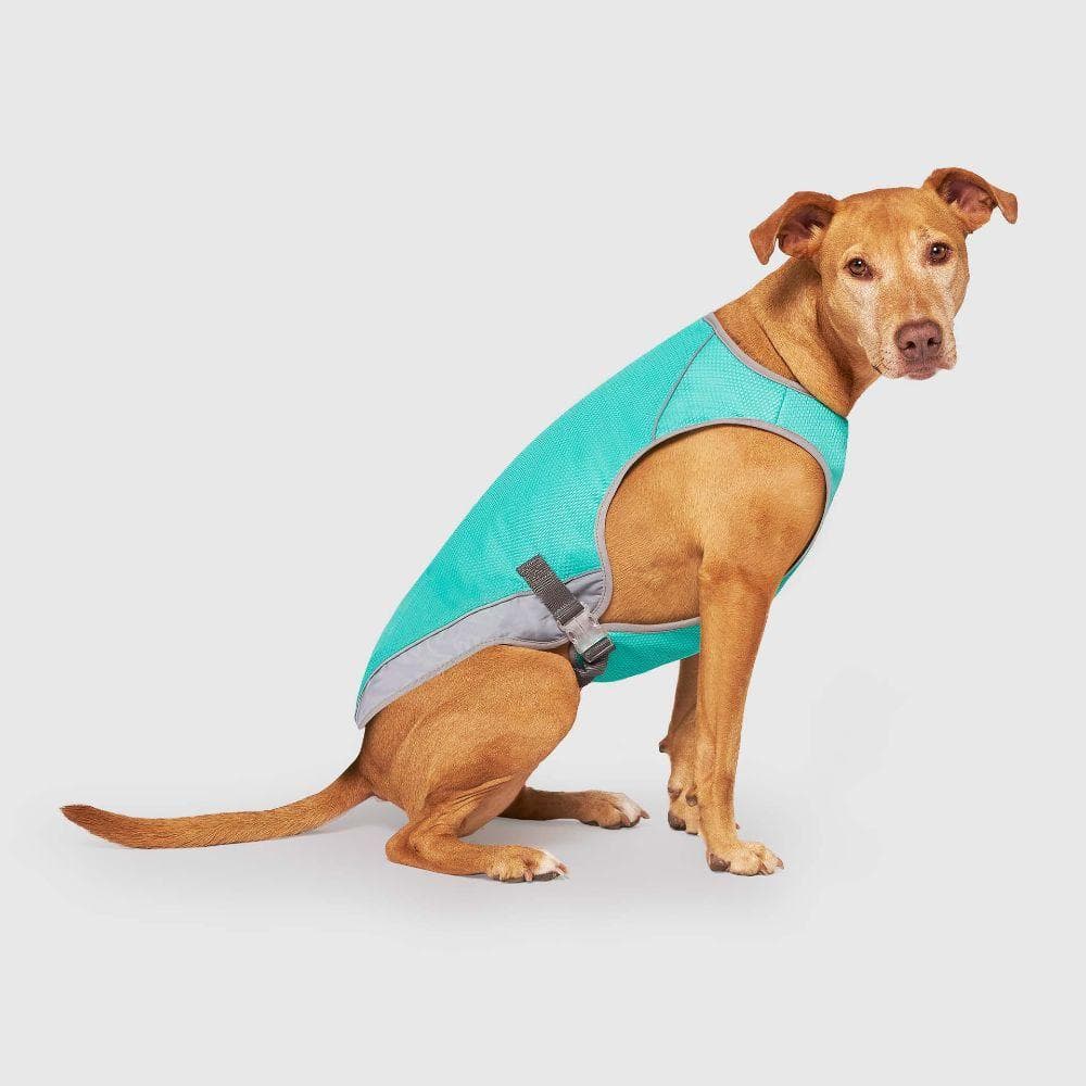Chill Seeker Cooling Vest Wet Reveal Green Smiley, 14 - 1 Count