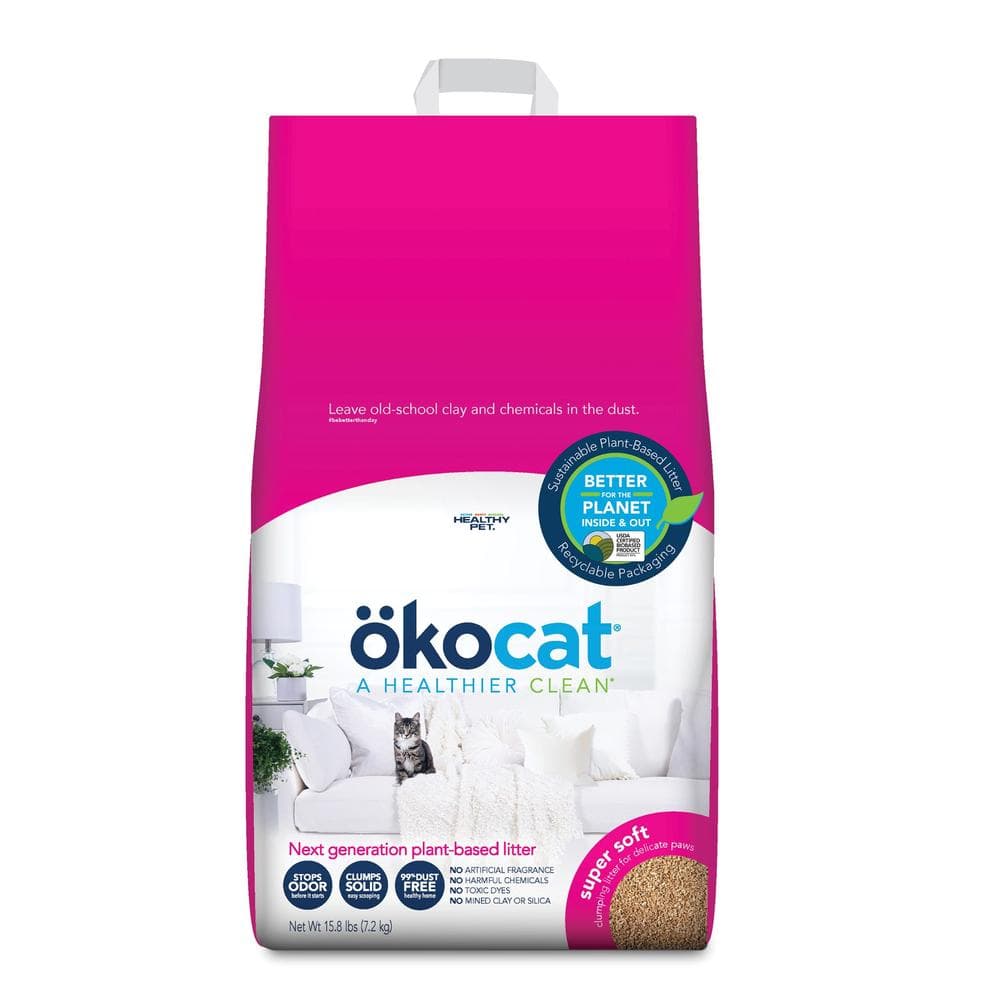 Okocat Super Soft Clumping Wood Litter 10.6lbs