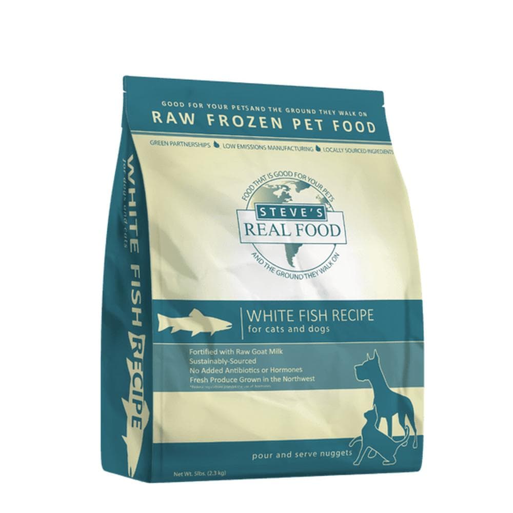 Steve's BARF Frozen Nuggets White Fish 9.75lbs