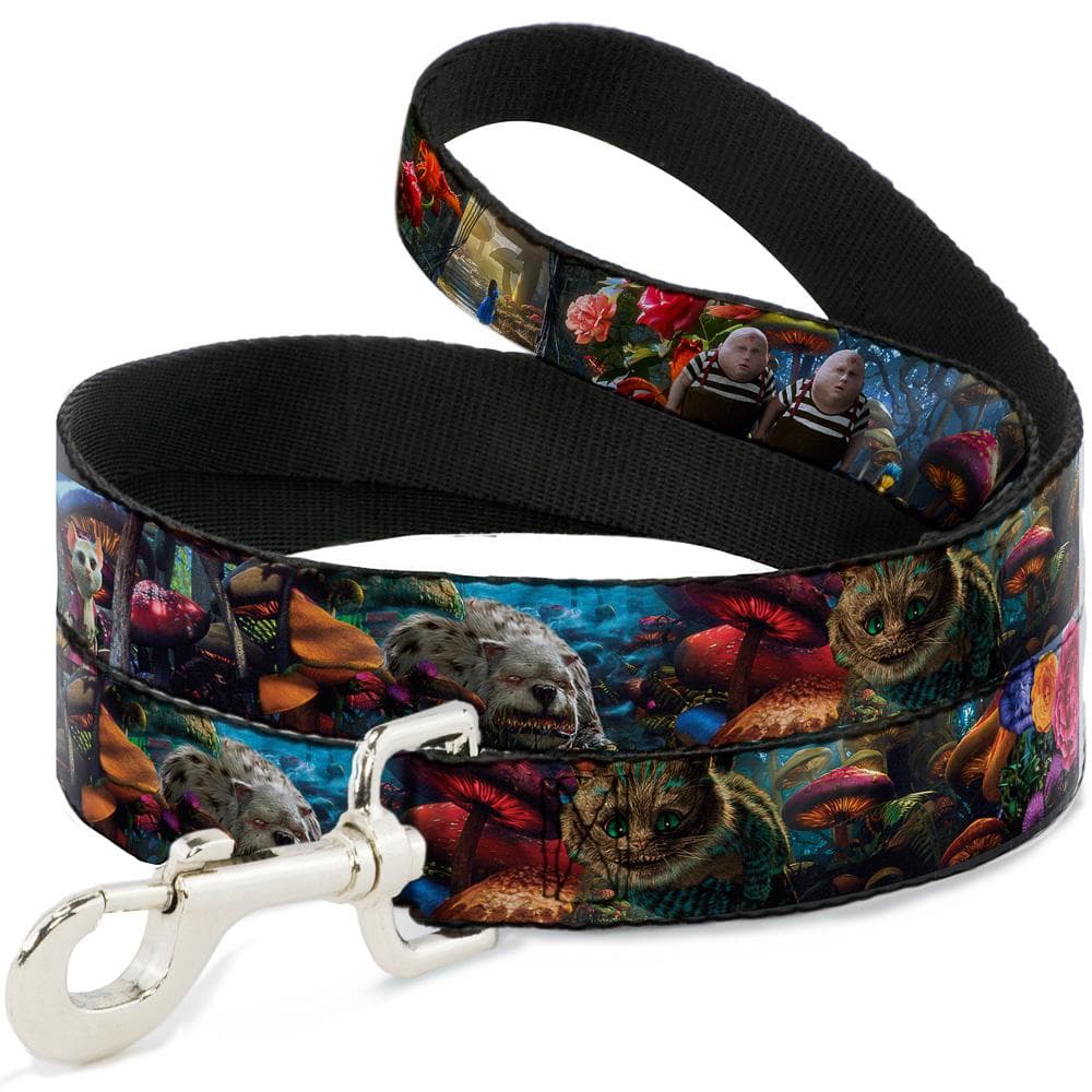 Dog Leash - Alice in Wonderland Movie Encounters 6' Long - 1" Wide - 1 Count