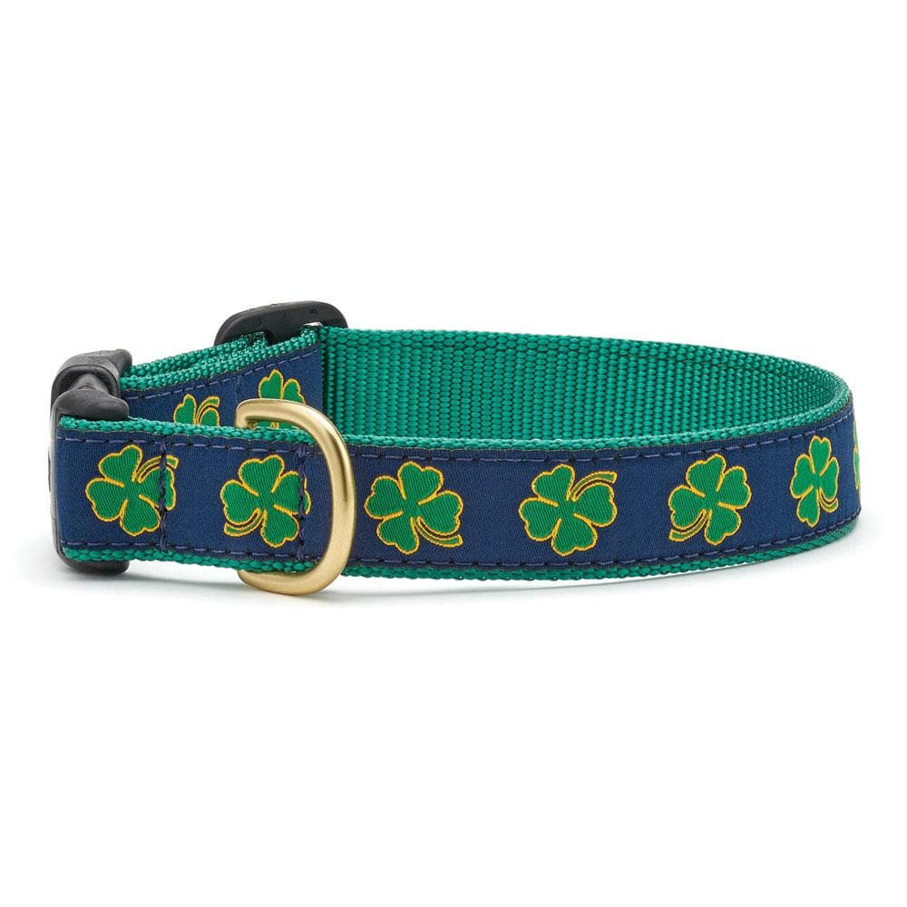 Navy Shamrock Dog Collection Collar - Small (N) - 1 Count