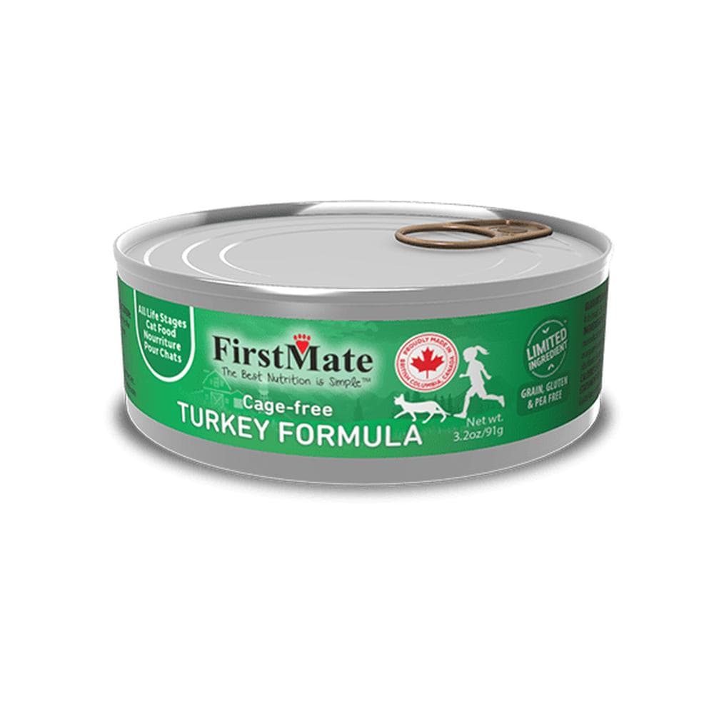 Firstmate Pet Foods Limited Ingredient Cage Free Turkey Formula For Cats 5.5oz