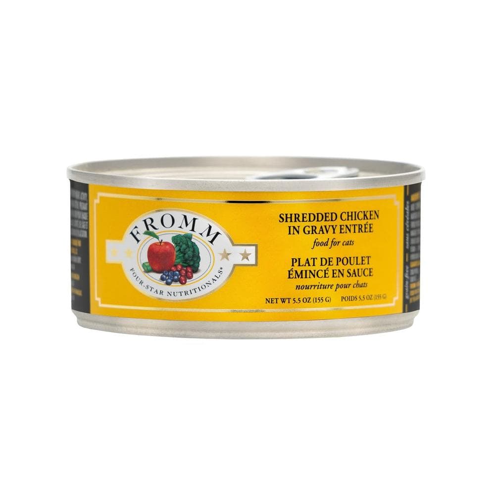 Fromm Shredded Chicken In Gravy Entree Canned Cat Food 5.5oz