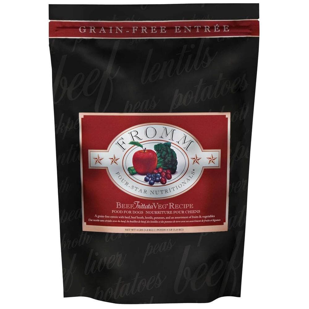 Fromm Four-Star Beef Frittata Veg Recipe Dog Food 4lbs
