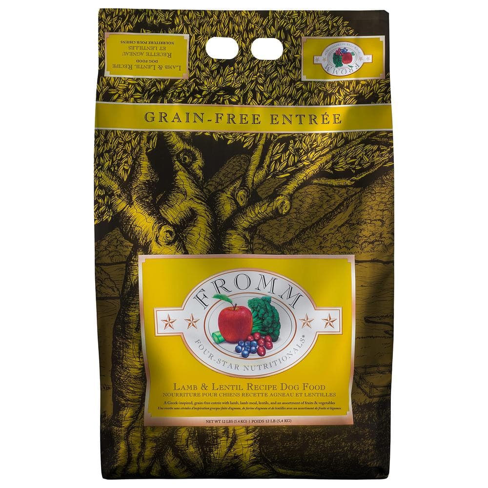 Fromm Dog Dry FourStar GrainFree Lamb & Lentil 12lbs