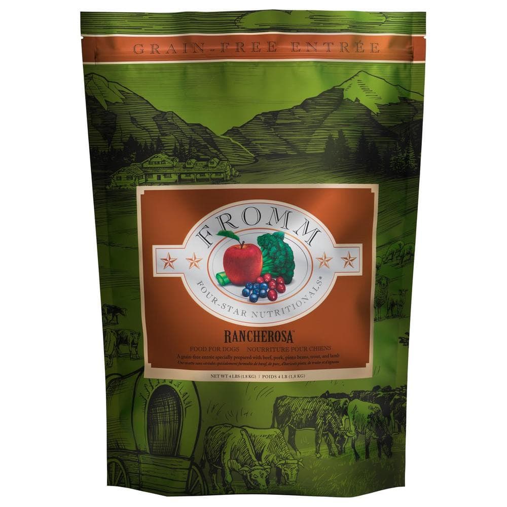 Fromm Dog Dry Four-Star Grain-Free Rancherosa Beef, Lamb, & Pork 4lbs