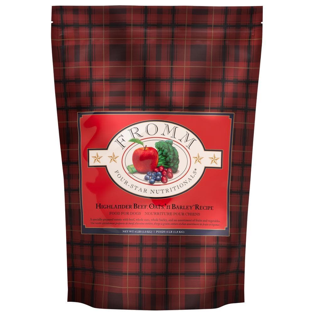 Fromm Dog Dry Four-Star Highlander Beef, Oats, & Barley 4lbs