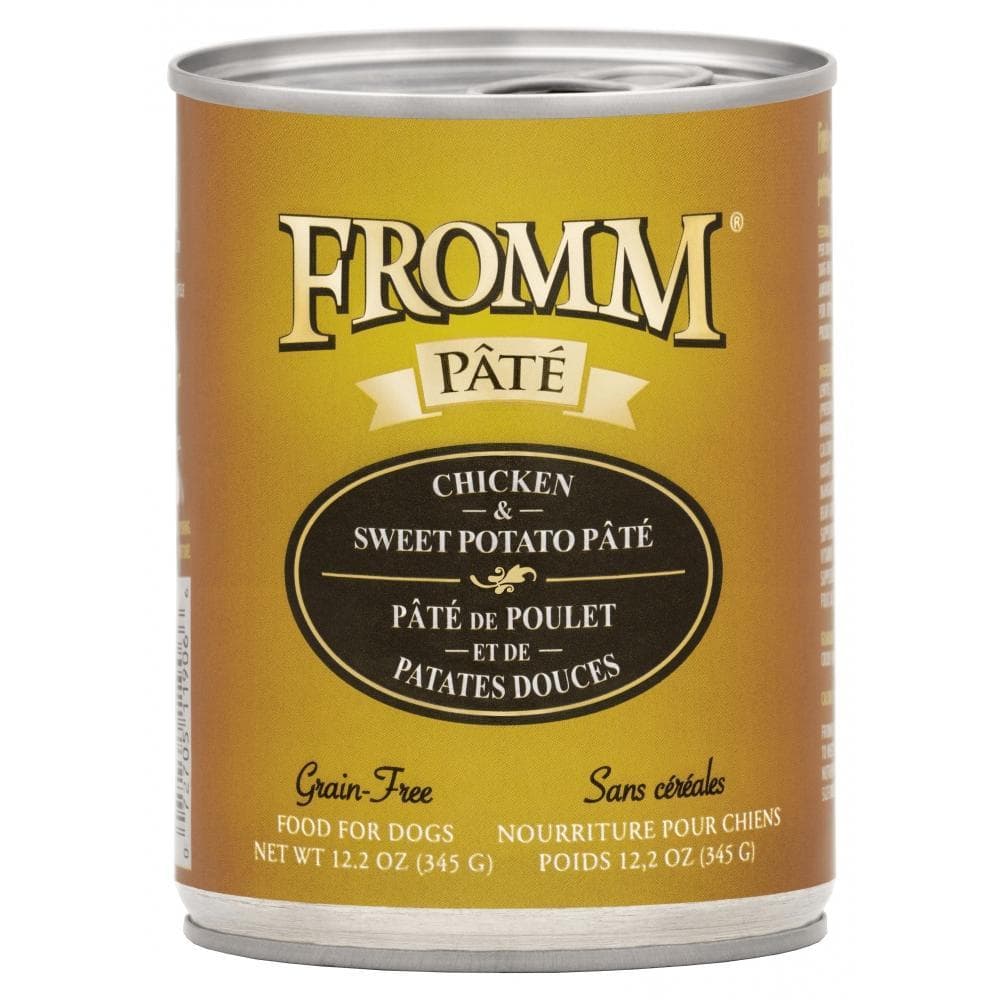 Fromm Dog Can Grain-Free Pâté Chicken & Sweet Potato 12oz