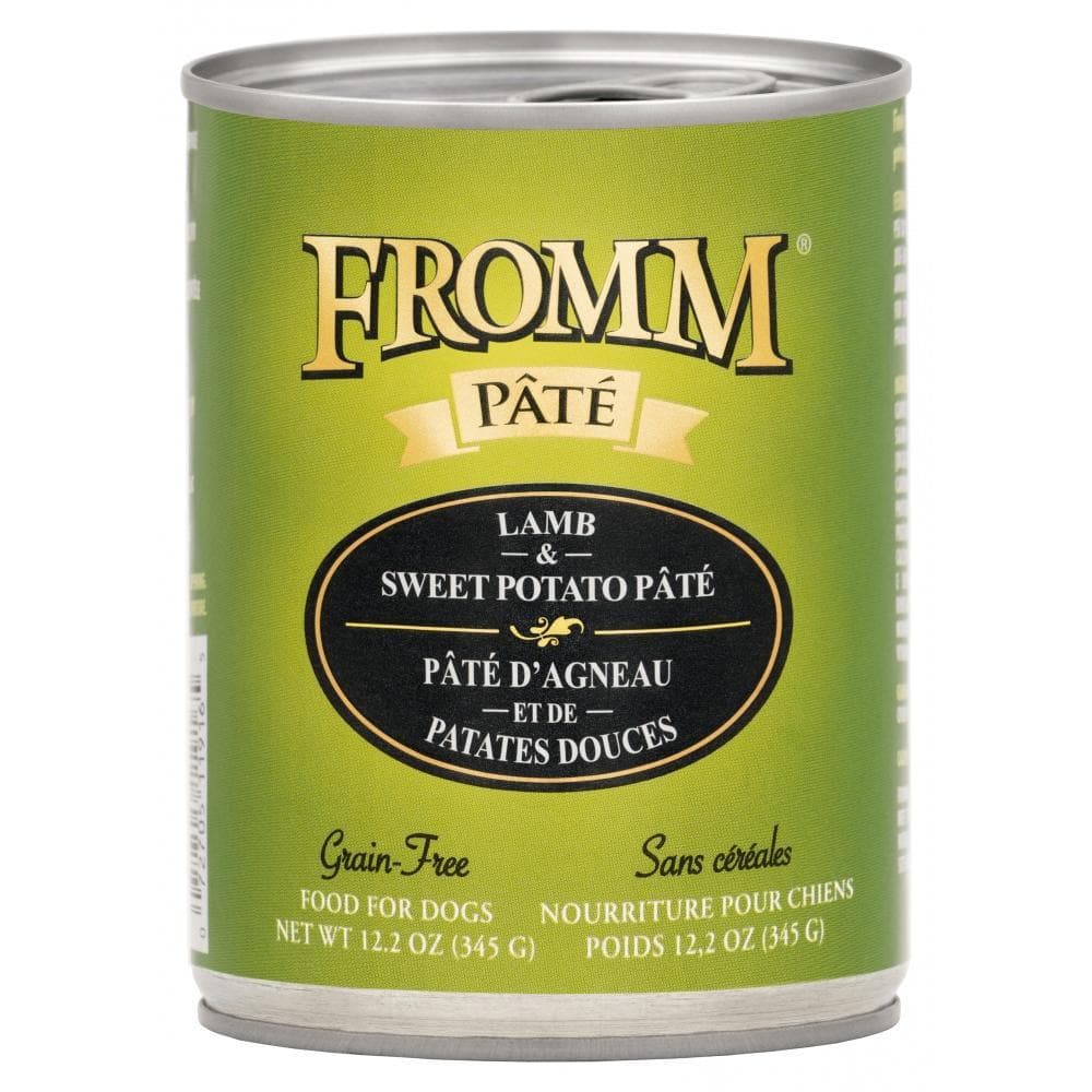 Fromm Dog Can Grain Free Pate' Lamb & Sweet Potato 12oz
