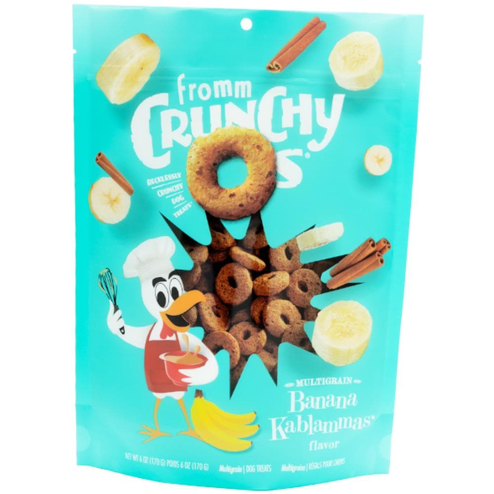 Fromm Crunchy O'S Banana Kablammas Dog Treats 6oz