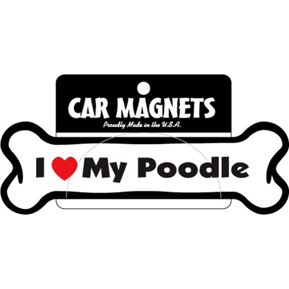 I (Heart) My (Breed) Bone Magnets Jack Russell - 1 Count