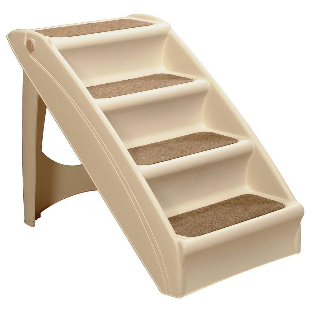CozyUp Folding Pet Steps Grey 20" Pet Steps (retail box) - 1 Count