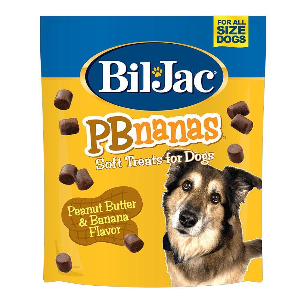 Bil Jac PBnanas Peanut Butter & Banana Flavor Soft Dog Treats 10oz