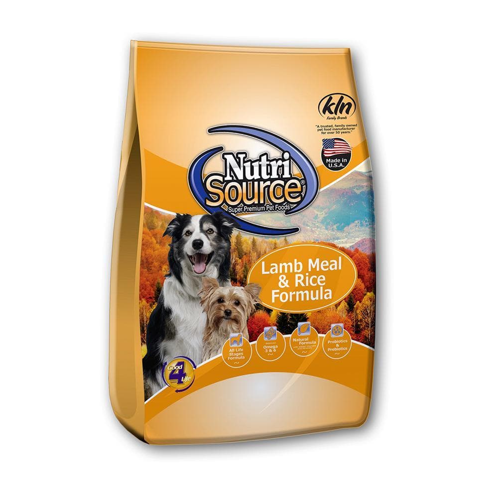 NutriSource Dog Dry Lamb & Rice 12lbs
