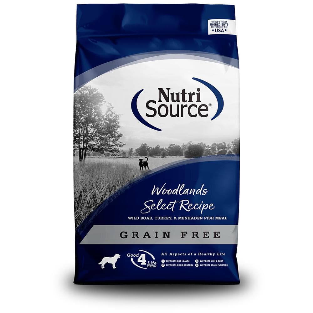 Nutrisource Dog Dry GrainFree Woodlands Select 26lbs