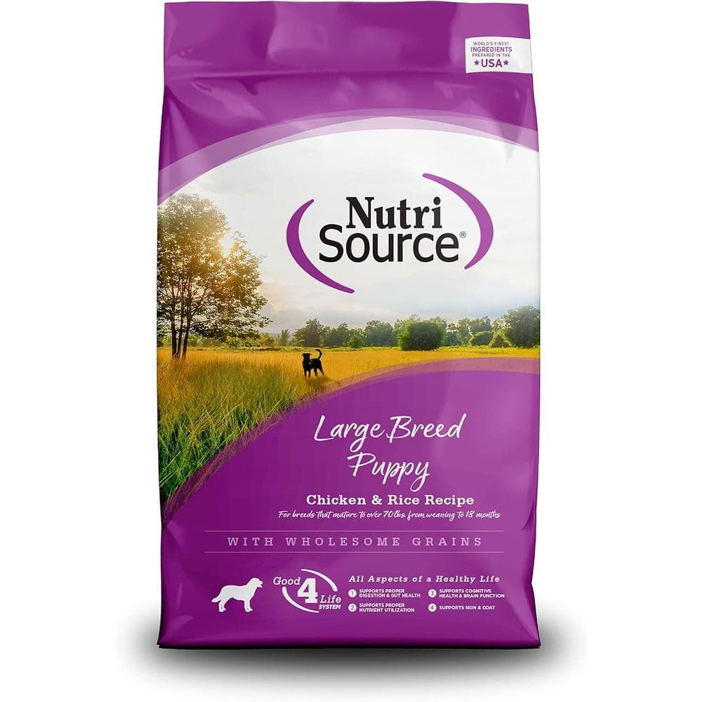 Nutrisource Large Breed Puppy Recipe Dog Food 26lbs