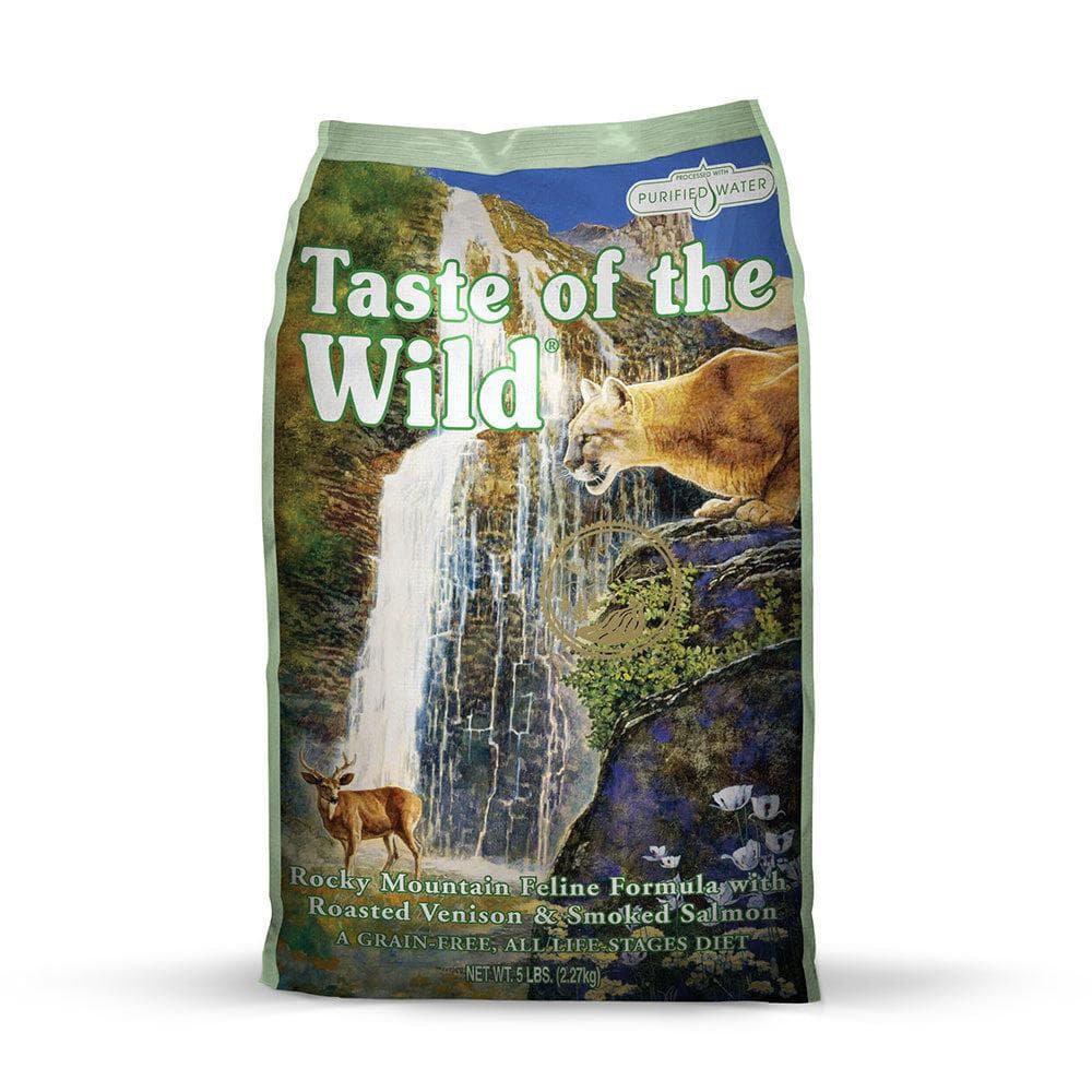 Taste of the Wild Rocky Mountain Feline Recipe with Roasted Venison & Smoked Salmon 5lbs