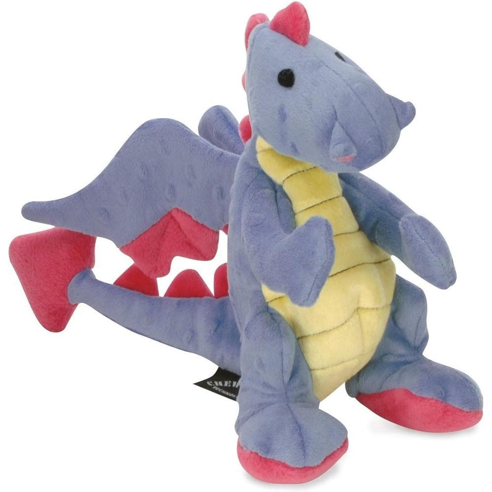GoDog Periwinkle Dragons Dog Toys Small 1 Count