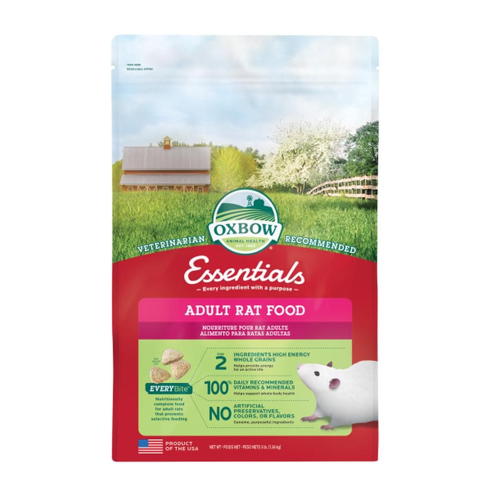 Oxbow Essentials Adult Rat Food 3lbs