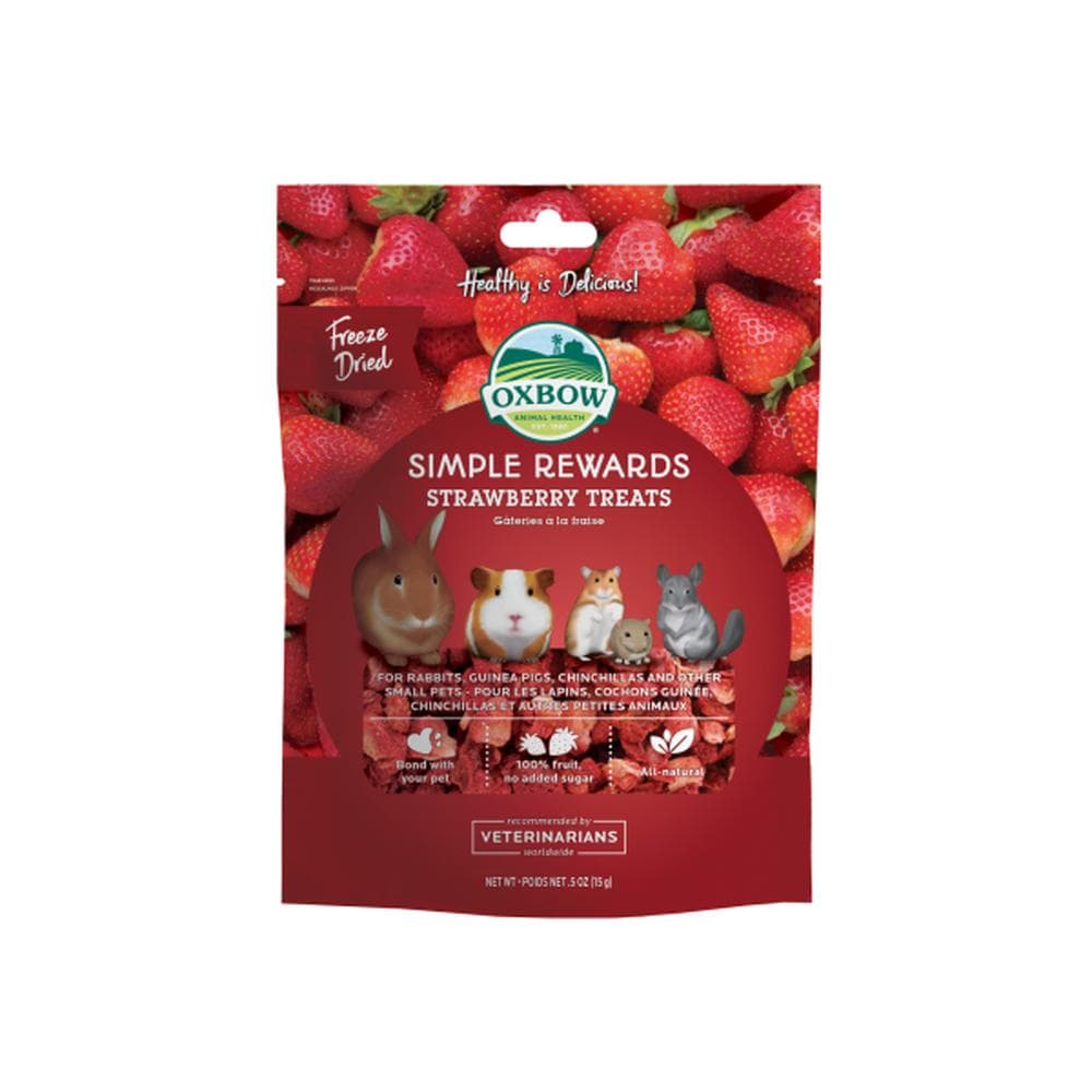 Oxbow Simple Rewards Strawberry Treats 0.5oz