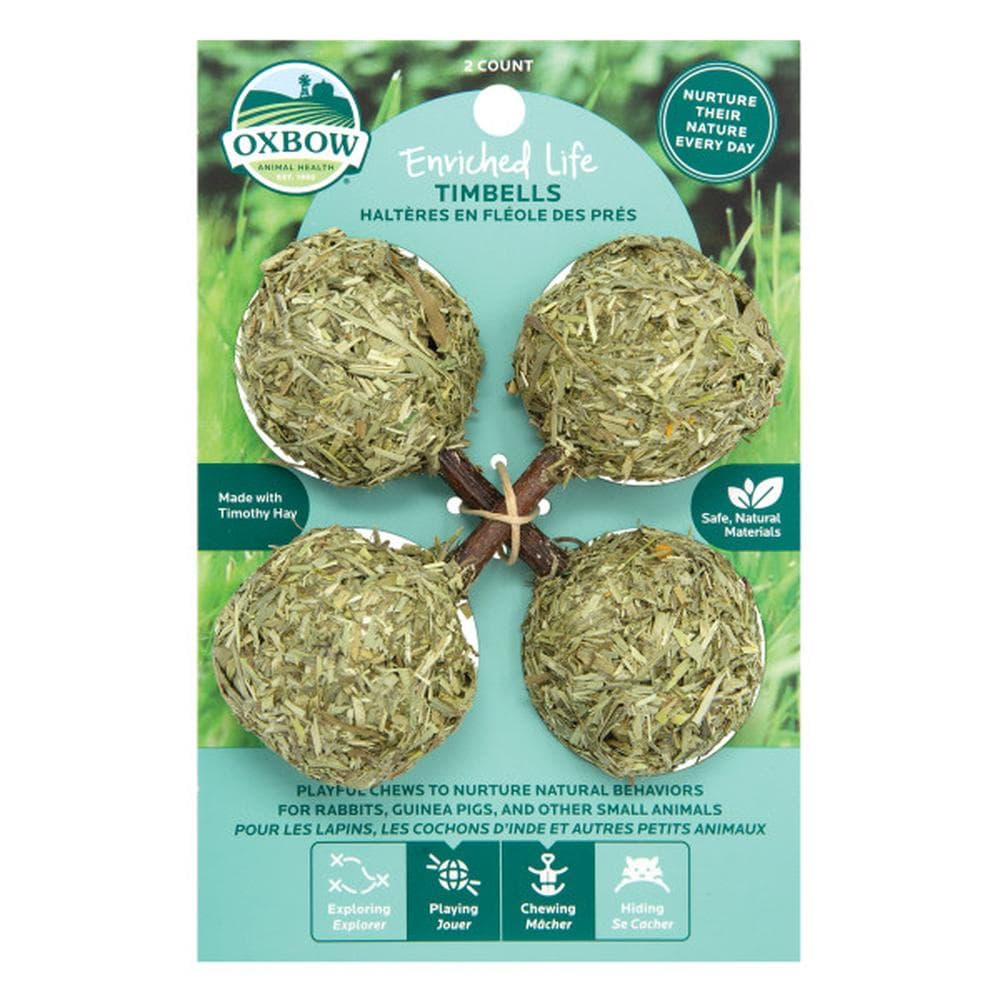 Oxbow Enriched Life Timbells Small Animal Toy 2 Count