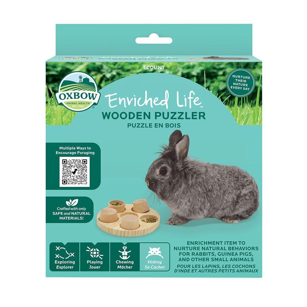 Oxbow Enriched Life Wooden Puzzler 1 Count