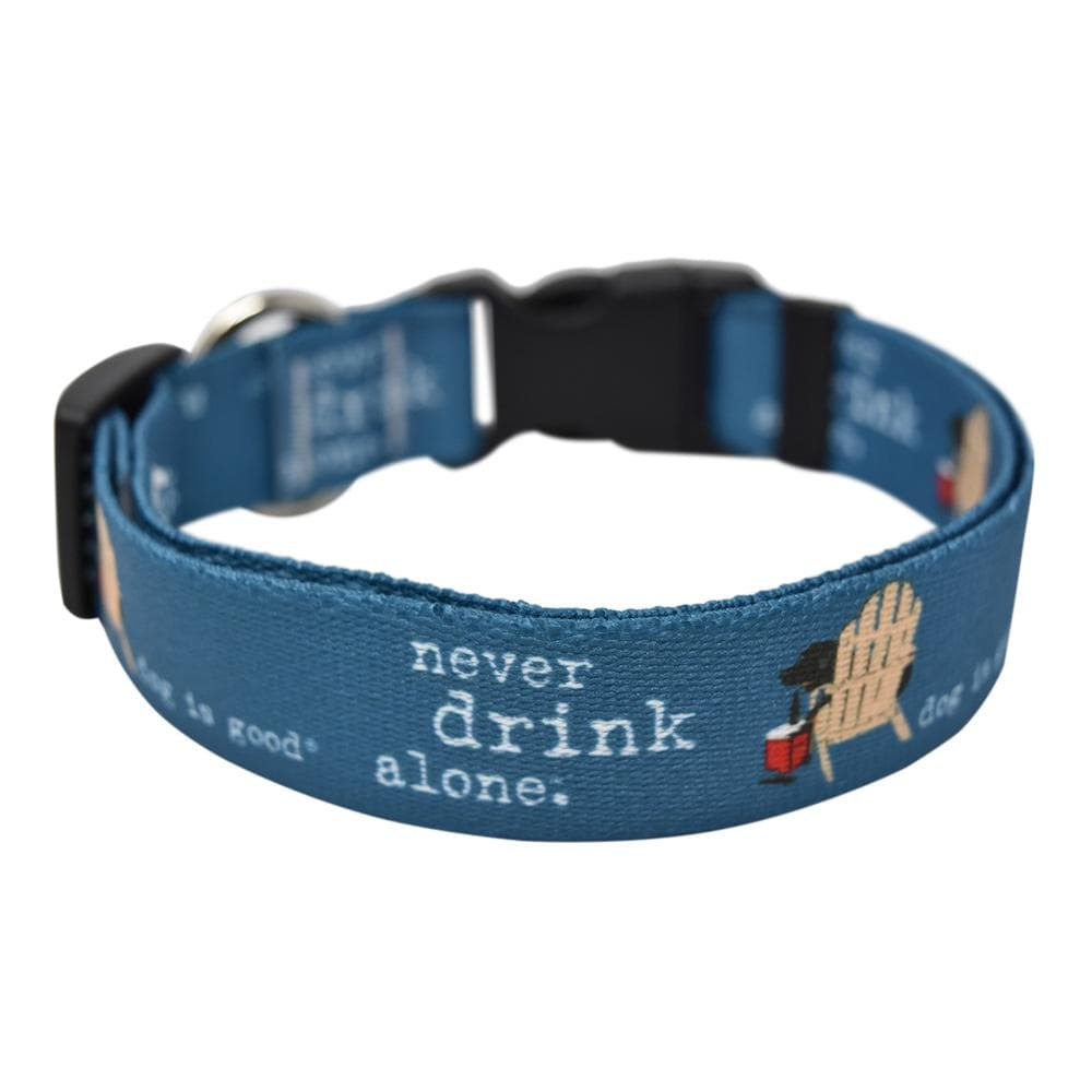 Never Drink Alone Collection by Dog is Good Small Collar - 1 Count