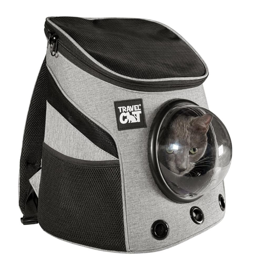 The Fat Cat Mini Cat BackPack Heather Grey - 1 Count