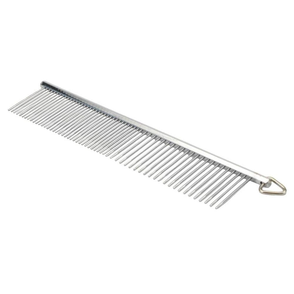 Safari Dog Grooming Comb Medium/Coarse Silver 7.25" 1 Count