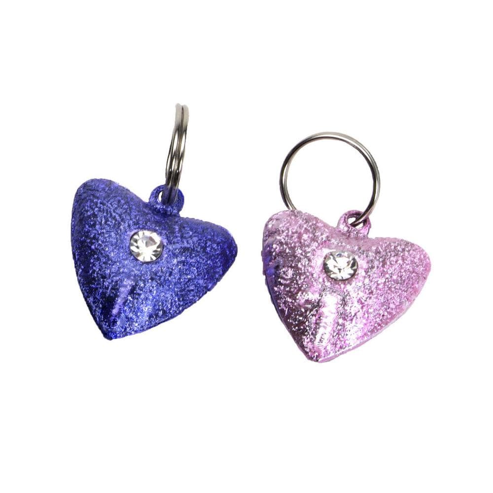 Coastal Cat Bells Pink/Purple Hearts 2 Packs